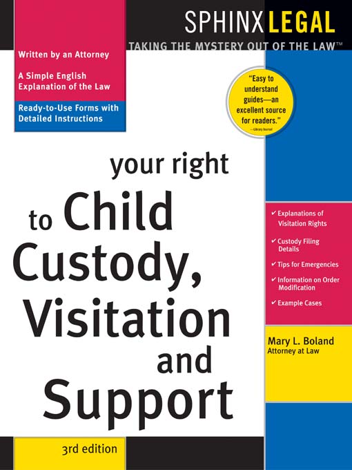 Cover image for Your Right to Child Custody, Visitation, and Support, 3E